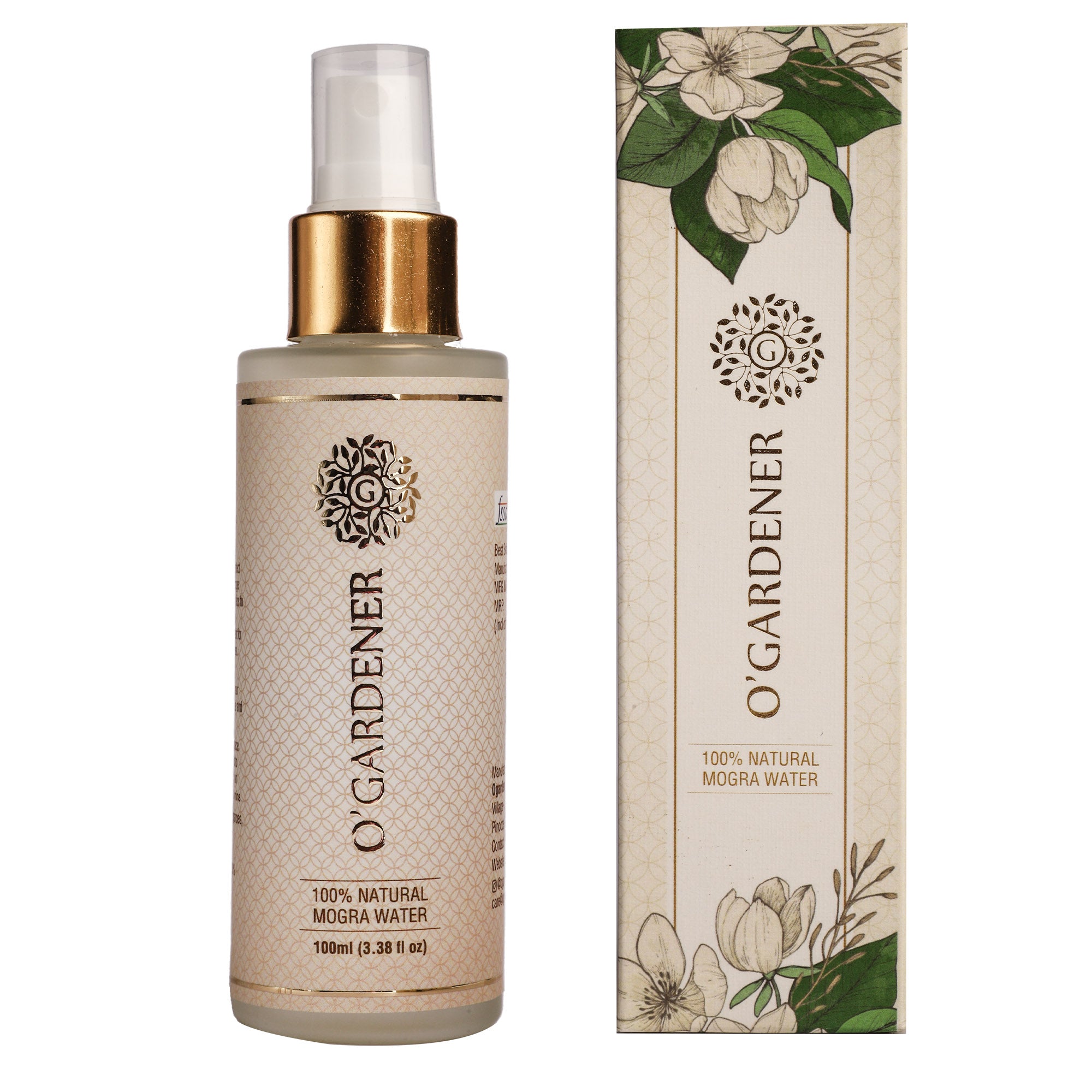 Jasmine/Mogra Water (Glass Bottle Spray)