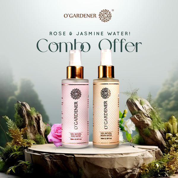 OāGardener Rose & Jasmine Water Combo (100 ML Each)