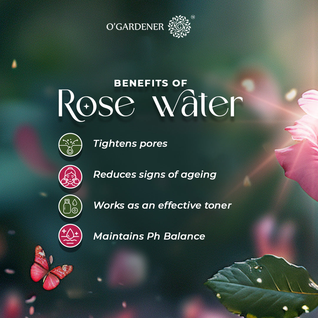 O’Gardener Rose & Jasmine Water Combo (100 ML Each)