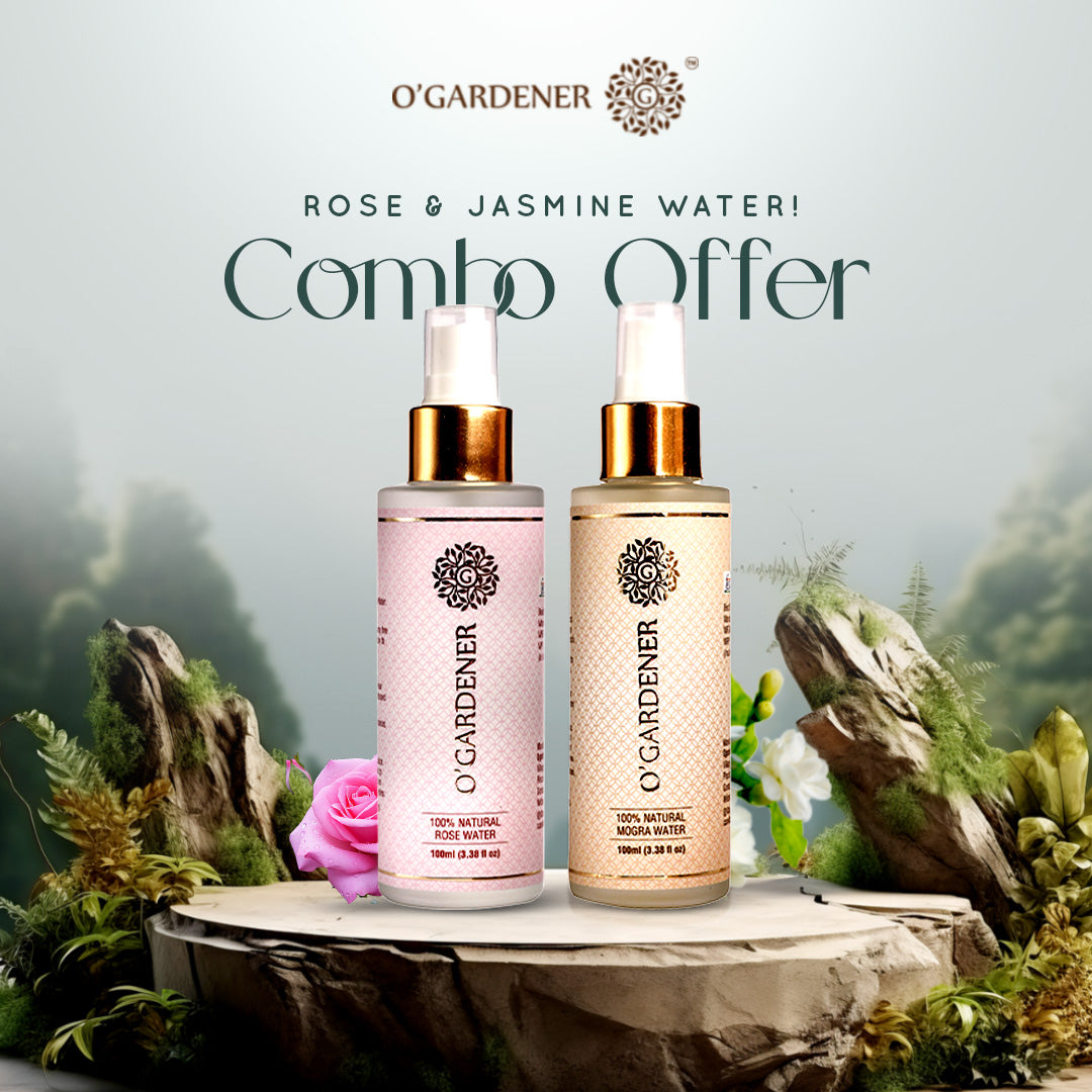 O’Gardener Rose & Jasmine Water Combo (100 ML Each)