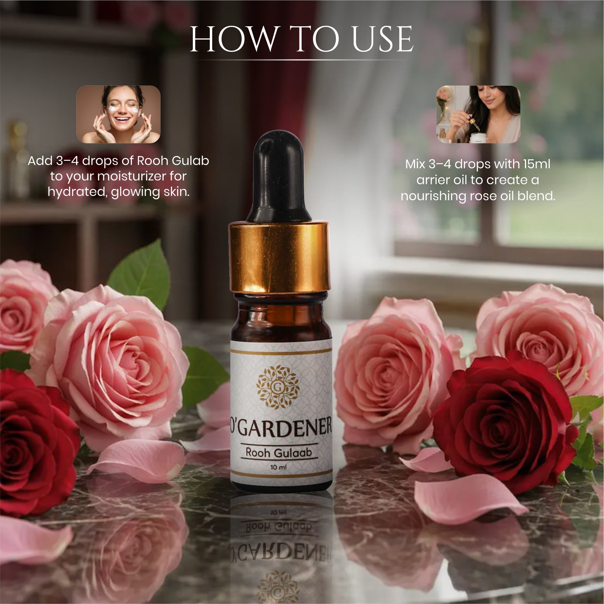 100% original Rooh Gulab/ Absolute (10 Gm) Concentrated Oil
