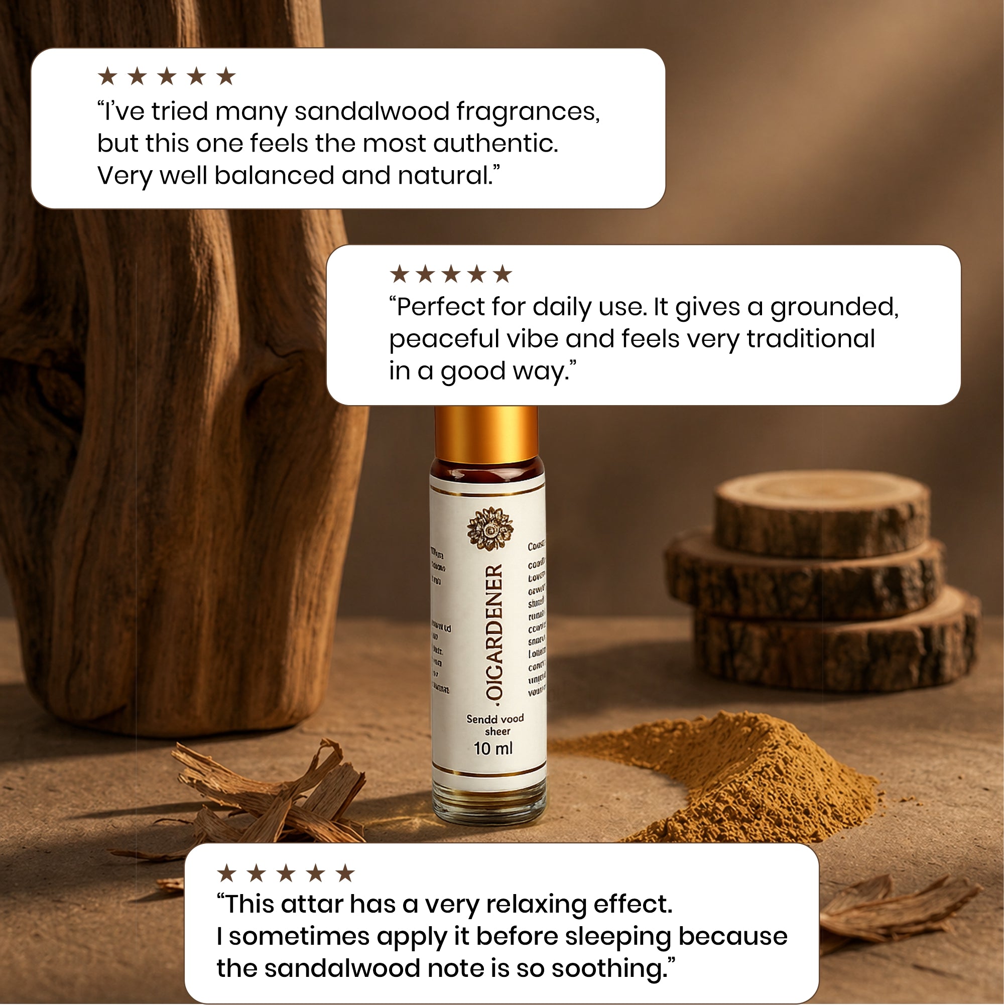 Sandalwood Attar - 10ml